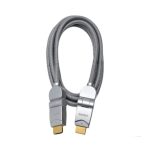کابل HDMI با دو سر سوکت قابل چرخشی 2 متر KESS